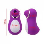Penguin Egg Vibrating 10 Speeds Silicone Sex Oral Licking Nipple Tongue Clitoral Sucking Vibrator G Spot Sex Toys For Couples