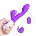 Yafei, YAFEI Silicone 36 Speed G Spot Vibrator Clitoris Stimulator Dual motor Finger massage Vibrators Sex toys for Women Adult product