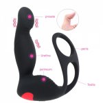 Prostate Stimulator Adult Products 9 Mode Butt Plug Massager Delay Ejaculation Sex Toys for men Anal Vibrator