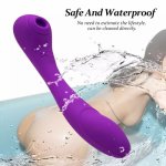 Bendable Sucking Vibrator Sex Toys Clitoris Anal Stimulator Female Masturbator Nipple Sucker Vaginal Massager Sey Toy for Women