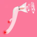 Clitoris Stimulation Licking Clit Nipple Massager Erotic Sex Toys for Women Sucking Dildo Vibrator Multispeed