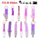 Entry Level Sex Machine Attachment 3XLR Accessories Dildos Anal Masturbation aircraft Cup Sex Products For Women
