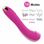 10 modes real dildo Vibrator for Women Soft Female Vagina Clitoris Stimulator Massager Masturbator Sex Products for Adults