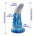 Liquid Silicone Anal Dildo with Suction Cup Anus Vagina Stimulator Expander Big Butt Plug Anal Bead Sex Toys for Men Woman