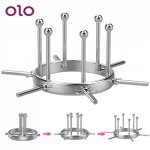 OLO Vaginal Anal Expander SM Series Anal Toys Sex Toy for Men Woman Metal Butt Plug Anal Speculum G Spot