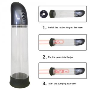 Electric Penis Pump Sex Toys for Men USB Charging Automatic Penis Extender Vacuum Pump Penile Enlarger Erection Male Masturbator