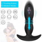 Anal Vibrator Telescopic Wireless Remote Control dildo Butt Plug Sex Toy For Women Prostate Massager Waterproof  Stimulator