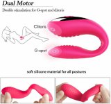 Wireless Remote Control U Type Vibrator Vibrating Vagina Clitoris Stimulator Women Masturbator Double Motor Sex Toy For Adult
