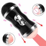 Male Masturbation Cup Vagina Vibrator Automatic Masturbator Real Vagina Mouth Realistic Heating Suction Cup Sex Toy For Man Gay
