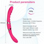 VETIRY Double Heads Dildo Vibrator Vagina Clitoris Stimulator Vibrator for Women Masturbation Adult Sex Toy for Woman Lesbian