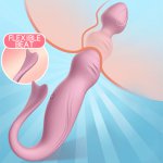 Butt Plug Anal Vibrator Silicone Prostate Massager G-spot Anal Sex Toys For Women Vibrating Anal Beads Plug Sex Toys For Men