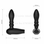Huge Inflatable Anal Plug Wireless Remote Control Prostate Massager Vibrating Butt Plug Anal Expansion Vibrator Sex Toys For Men