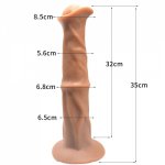 Stallion Simulation Penis Anal Plug Sex Goods Female Clitoris Massage Stick Posterior Anal Plug Adult Sex Toys
