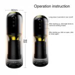 Automatic Male Masturbator Cup Telescopic Rotation APP Bluetooth Control Vagina Pocket Pussy Blowjob Vibrating Oral Sex Toys