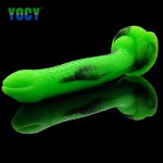 YOCY Soft Silicone Toy Butt Plug Snake Shape Animal Dildos Fake Penis Anal Tunnel Massager Sex Toys For Women Anal Dildo For Men
