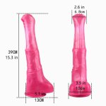 5 Colors 15.3inch Horse Dildo Huge Realistic Animal Dildo Adult Sex Toys For Women Suction Anal Dildo Big Gode Horse Dick