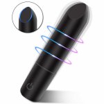 Bullet Vibrator Rechargeable Lipstick Vibe with 10 Vibration Waterproof Nipple G-spot Clit Stimulator Sex Toy for Women Discreet