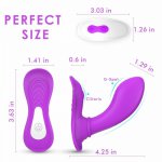 9 Speeds double motors Remote Control Wearable Panties Dildo Vibrator vagina Vibration Female Masturbation Sex Toys For Women