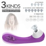 G Spot Vibrator Thrusting Dildo Vibrator G-spot Stimulation Nipple Sucker Pussy Massage Vagina Orgasm Vibration Wand Erotic Toys