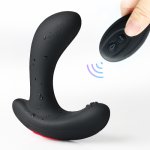 Electric Inflatable Vibrator Male Prostate Massager Huge Anal Plug Butt Plug Remote Control G-spot Stimulation Sex Toys For Men