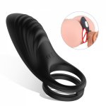 Ring For Penis Vibrator Wireless Vibrator Remote G Spot Vibrating Massager Cock Clitoris Stimulator Anal Men Sex Toys For Couple