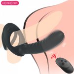 Double Penetration Vibrator Sex Toys For Couples Strapon Dildo Vibrator Strap On Penis Sex Toys For Women Man Prostate Massager