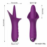 Nipple Tongue Vibrator Machine Vaginal Clitoris Stimulator Egg Female Pussy Masturbation Adult Sex Toy For Women Couple Foreplay