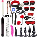 Handcuffs Nipple Clamps BDSM Bondage Erotic Adult Sex Toys For Woman Couples Kits Whip Sex Anal Plug Vibrator Fetish Restraints