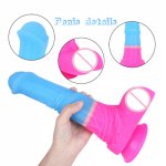 New Large Anal Sex Toys Colorful Realistic Penis Butt Animal Fantasy Dildo Massage For Men And Women Big Anal Beads Soft Dildos