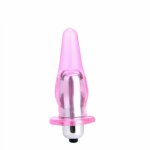 LOAEY Male Waterproof Prostate Massage Mini Anal Plug For Man, Vibrating Butt Plug MIni Jelly Sex Toys Sex Products For Woman