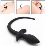 Silicone Anal Plug Dog Tail Toys For Adults Slave Women Men Gay Sex Games G-spot Butt Plug Anus Beads Vagina Erotic Accessories