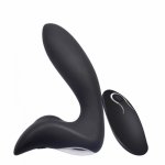 Wireless Remote Control Anal Vibration Anal Plug Silicone Prostate Massager for Men and Women with Masturbation Stick Sex Toys