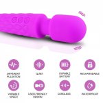Big AV Stick Female G Spot Massager Clitoris Stimulator Vibrators Sex Toys for Women G Spot for Masturbator USB Dildo