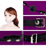 S/L Silicone Open Breathable Mouth Gag Sex Bondage BDSM Fetish Mouth Restraints Sex Toy Ball Gag Exotic Accessories