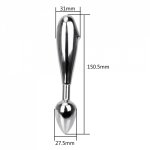 Ikoky, IKOKY Stainless Steel Sex Products Butt Stimulator Sex Toys for Adult Prostate Massager Female Masturbator Anal Plug Dual Head