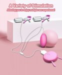 Nipple Massage Vibrator Clitoris Stimulator Oral Sex Adult Sex Toys Breast Pump Enlargement Licking Nipple Vibrator for Women