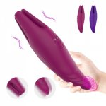 Nipple Clitoris Rotation Stimulator Dildo Vaginal Massage G Spot Vibrator Wand Adults Product Sex Toys for Woman Dual Side Use