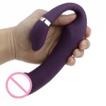 Double Dildo Vibrator G Spot Clitoris Anal Dildo Vibrator Adult Sex Toys for Woman Masturbator 10 Mode 10 Speeds Erotic Toys