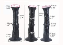 Super Huge Dildos 13.8 Inch Penis Animal Horse Dildo Big Dick With Strong Suction Cup Ribbed Big Penis Sex Toys Goods For Adults