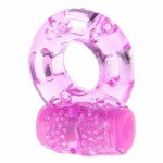 Vibrator Ring for Penis Cock Extender Ring Delay Ejaculation Sex Man Toys EK-New