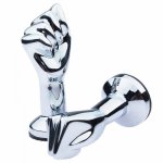 Newest stainless steel fist anal plug heavy anal dildo can strapon anal stimulation dilator sex toys for man/women butt plug