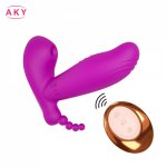 Wearable 3 IN 1 Sucking Vibrator 7 Mode Vibrating Sucker Anal Vagina Clitoris Stimulator Dildo Erotic Sex Toys for Women Adult