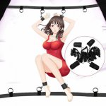 Adult Sex Products Erotic Bondage Bed Games Binding BDSM sm kits Set Women Handcuffs Ankle Cuff Restraints Sex Toys For Couples