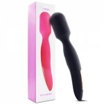 AV magic wand G Spot massager, USB recharge AV stick vibrators for women female sexy clit vibrator adult sex toys for woman
