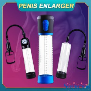 Sourcion Adult Penis Extender Dick Enlargement Penis Pump Male Masturbator Sex Shop Penile Enlarge Vacuum Pump Sex Toys For Men