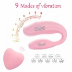 High Quality Remote Control U-Shape Double Vibrator Sex Toys for Woman Couples Adults Erotic Product Intimate Goods Machine Shop