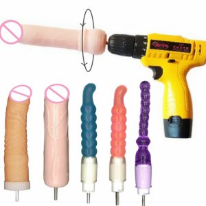 6 Models Choose Sex Machine Accessories for Electric Drill Rotation Machine Attachment Dildos Anal Plug Sex Toys for Women E5-63