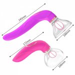 Vibrator language for women nipple oral sucker licking clitoris stimulate vacuum cup pump labia breast enlarge massage sex toys