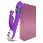 Powerful Soft Silicone Rabbit Vibrator For Women Clitoris Stimulator Female Masturbator USB Charger Dildo Sex Toys For Adults 18