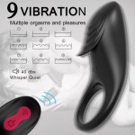 Cock Ring Vibrator Male Cockring Vibrate Penis Clitoris Stimulator Delay Ejaculation Penis Ring Sex Toy For Men Adult Products